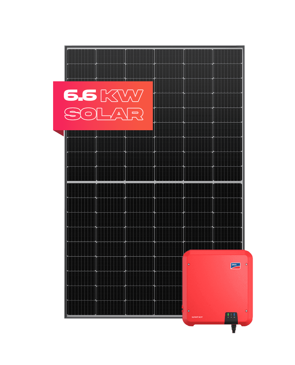 6.6kW solar system by Perth Solar Warehouse