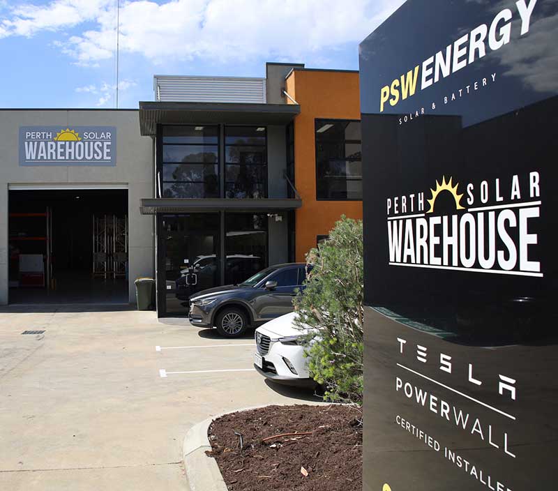 Perth Solar Warehouse entrance