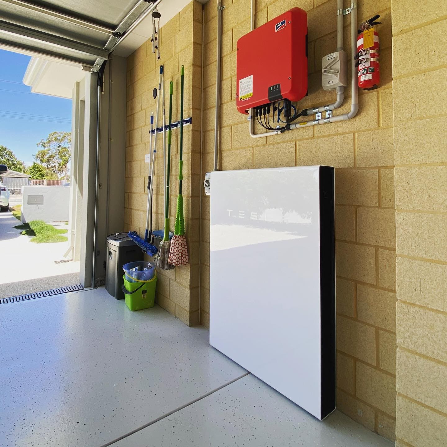 Perth Solar Warehouse Tesla Powerwall Installation