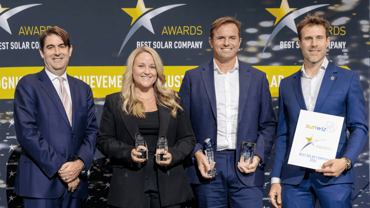 Perth Solar Warehouse wins four 2026 SunWiz Awards