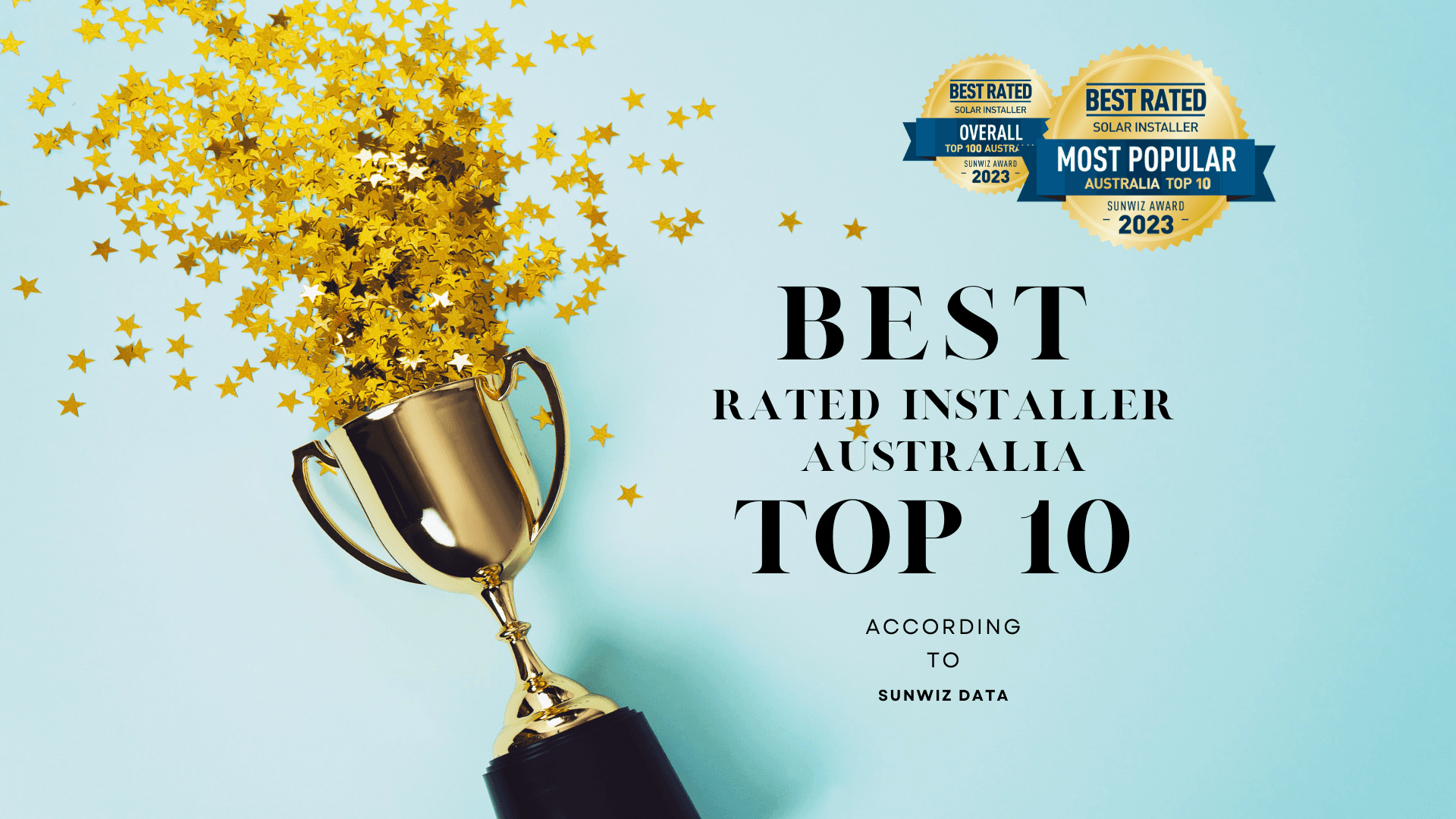 Perth Solar Warehouse Top Ten Solar Company Award